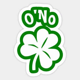 Paddy's Day - O'No Sticker